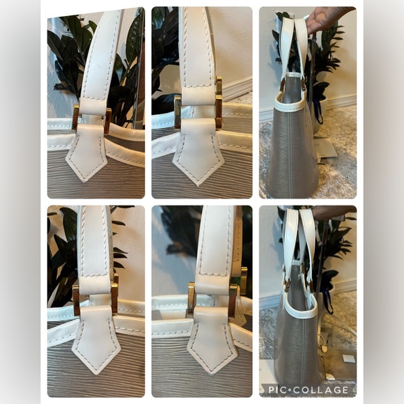 🌹RARE LOUIS VUITTON Epi Plage Mini Lagoon Bay Tote
Bag White Clear - Picture 11 of 14